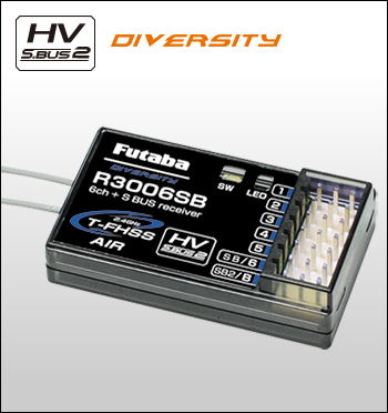 FUTABA R404SBS-E カー用F-4G方式・T10PX標準レシーバー 00107287-3