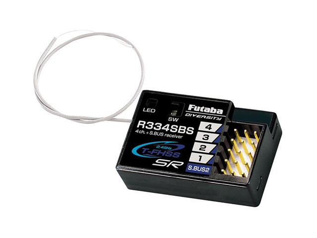 フタバ プロポ T4PM Plus T/Rセット R334SBS付 カー用4ch 00008658-3