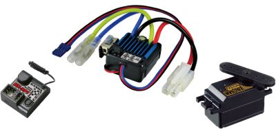 サンワ RX-391付セカンドパック（受信機・ESC・サーボセット） RX-391