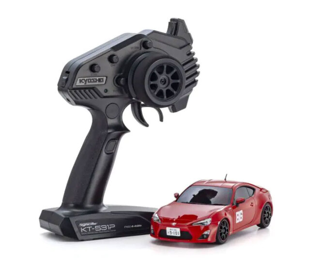 京商 ミニッツAWD トヨタ カローラレビン AE86 レッド/ブラック