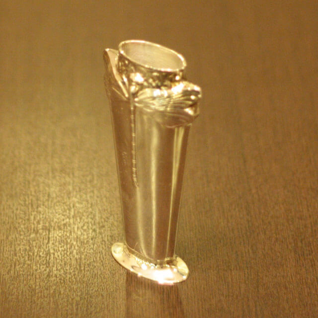 中古】Christofle(クリストフル) アールヌーボ 花瓶 ch-91