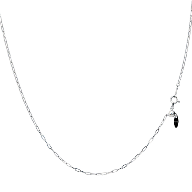 プラチナ チェーン ネックレス pt850 荒角アズキ細 幅 1.5mm 約 3.7g