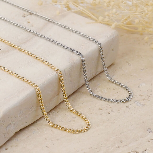 喜平 チェーン ネックレス ゴールド 18金 k18 幅 約 1.6mm 45cm 重量