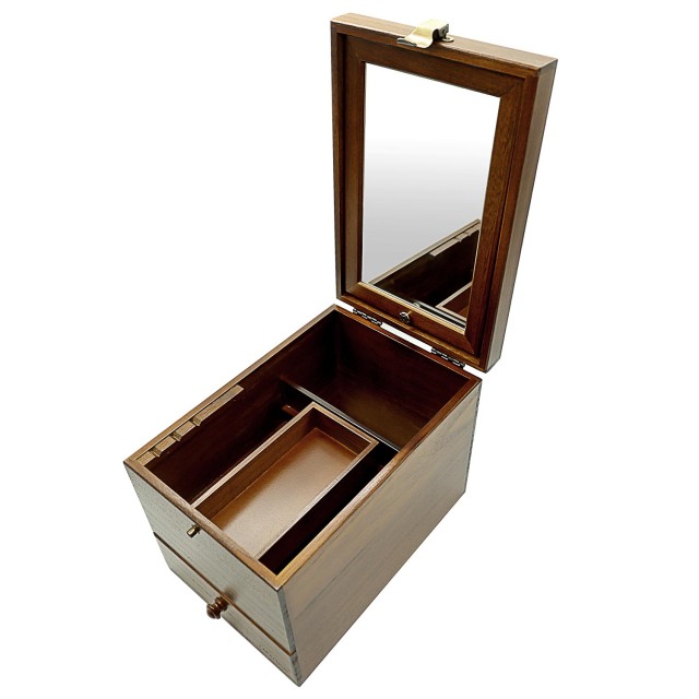 メイクボックス 鏡付き 大容量 木製 持ち運び ブランド おしゃれ