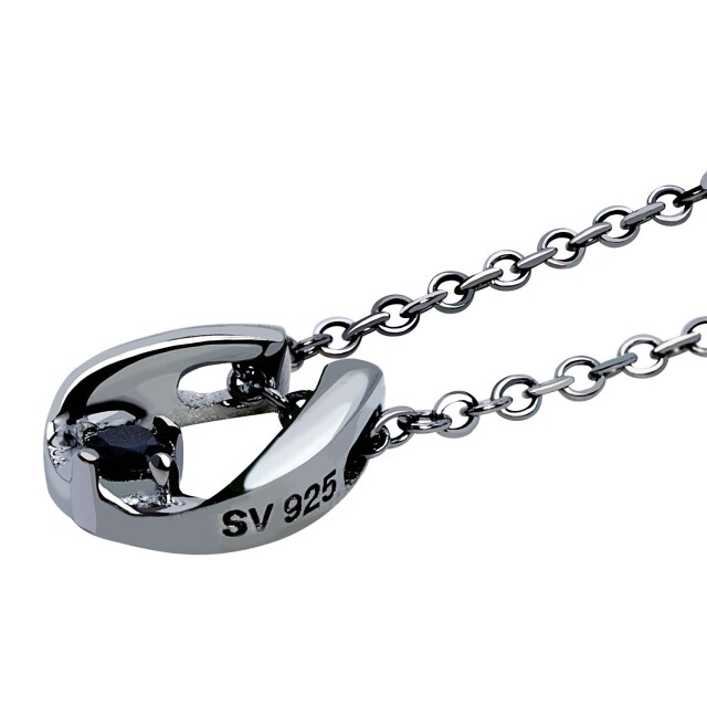 ネックレス メンズ シルバー925 sv925 銀 ホースシュー 馬蹄 p13970-b