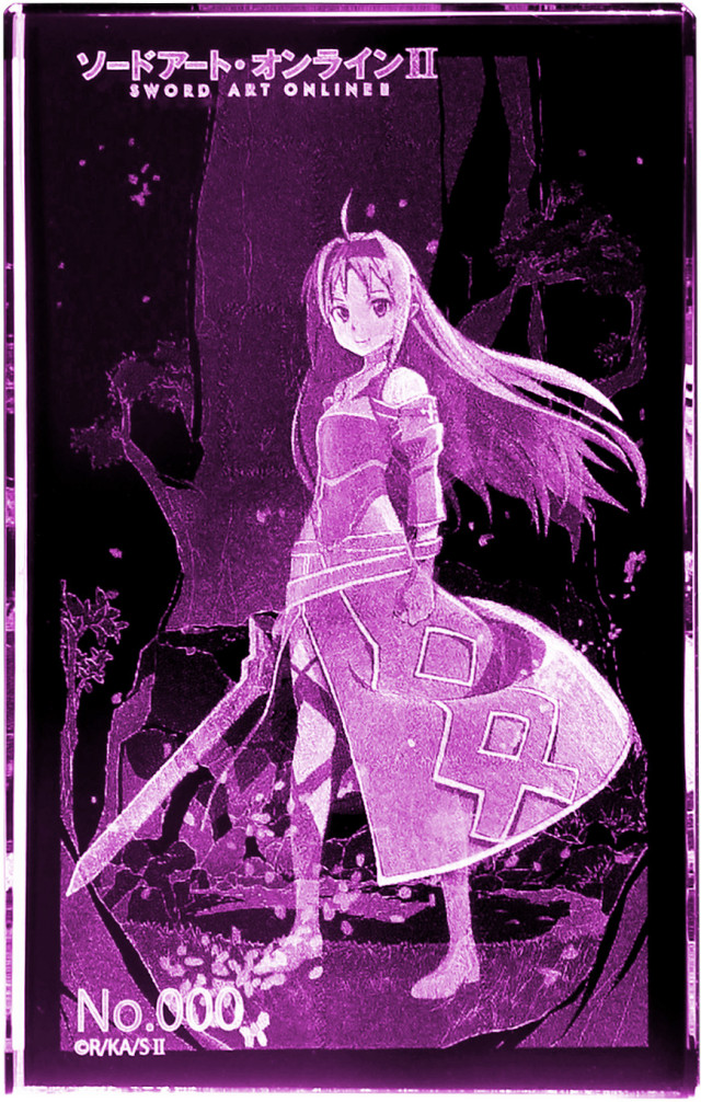 ソードアート・オンラインⅡ ユウキ プレミアムクリスタル（シリアル