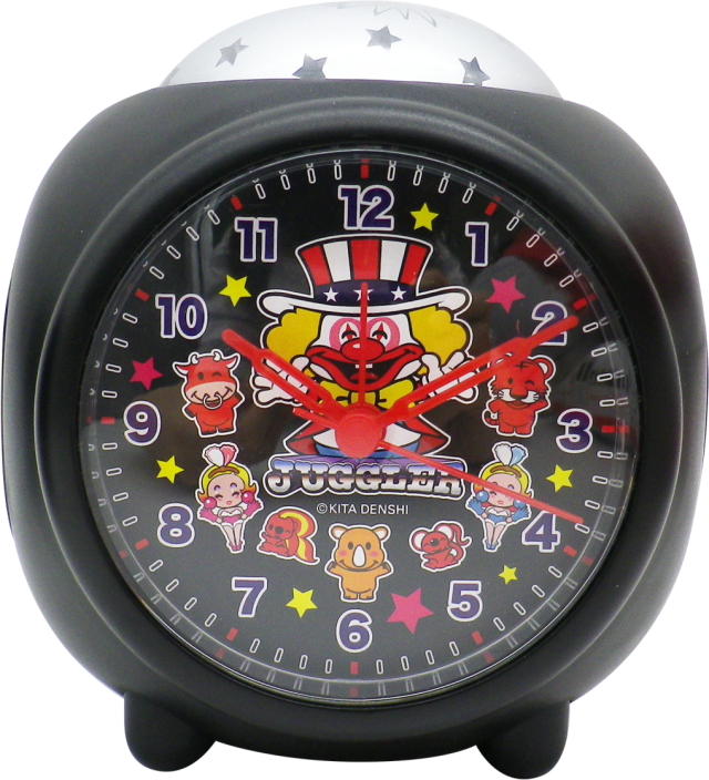 ジャグラー 光る！音が鳴る！プロジェクター サウンドクロック3 SDVer