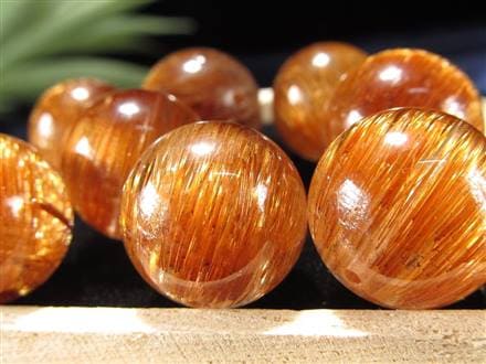 1粒売り】☆ルチルの王道!!☆極太タイチン針☆黄金の輝き＆ルチル