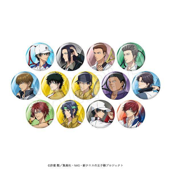 新テニスの王子様 トレーディンググリッター缶バッジ 『VS』ver. 13個