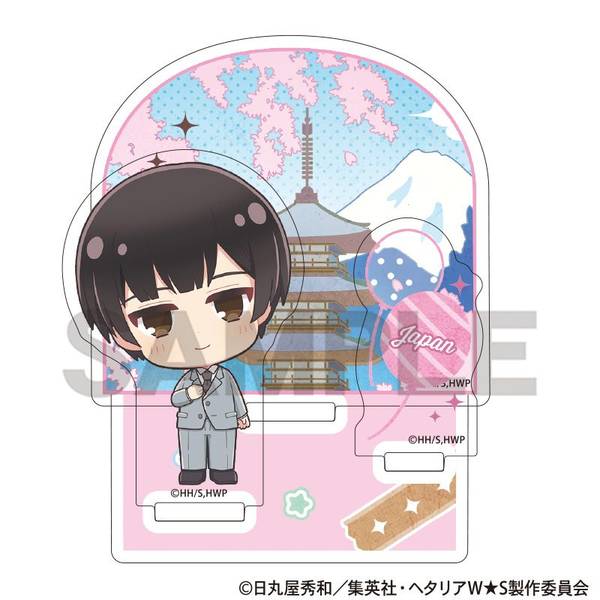 ヘタリア World☆Stars ジオラマアクリルスタンド 日本 ちまにわ