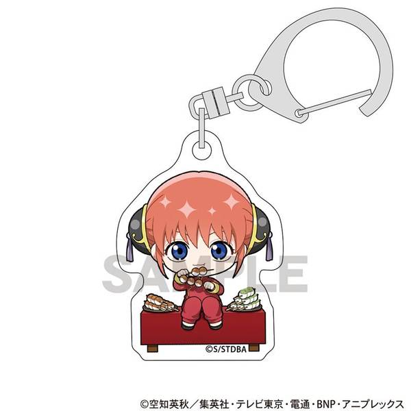 銀魂 ミニアクリルキーホルダー 神楽 ひとやすみ ミニキャラ