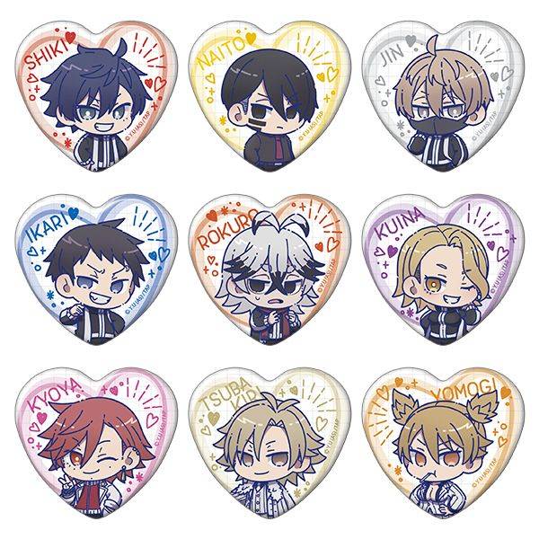 桃源暗鬼 ハート型キャラバッジコレクション 9個入BOX | 4550621405310