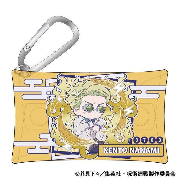 呪術廻戦 第2期 カラビナ付きクリアポーチ／七海 建人 ぱすてるぽっぷ