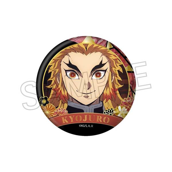 鬼滅の刃 螺鈿風シリーズ 缶バッジ Vol.4 煉獄杏寿郎 | 4571653541371