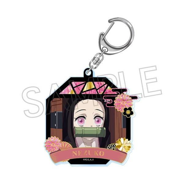 鬼滅の刃 螺鈿風シリーズ アクリルキーホルダー Vol.4 竈門禰豆子