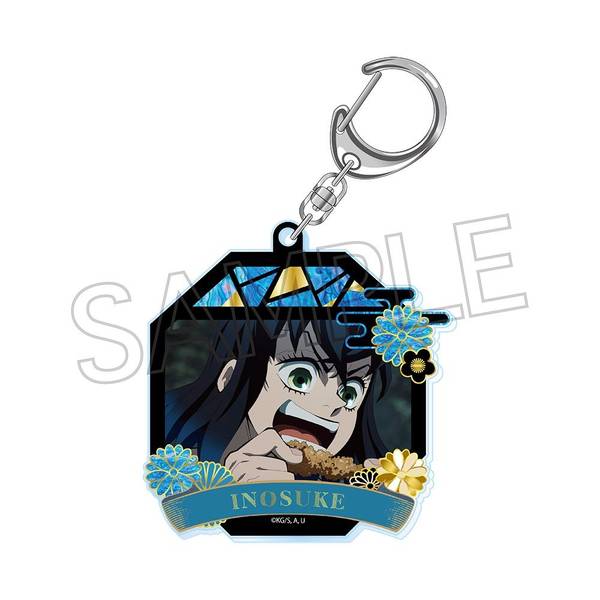 鬼滅の刃 螺鈿風シリーズ アクリルキーホルダー Vol.4 嘴平伊之助