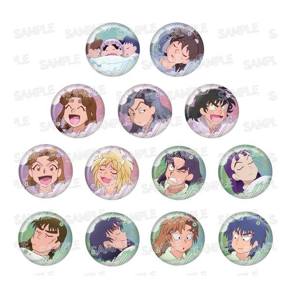 忍たま乱太郎 百面相缶バッジ 寝巻き姿の段 @(×13 単品JAN