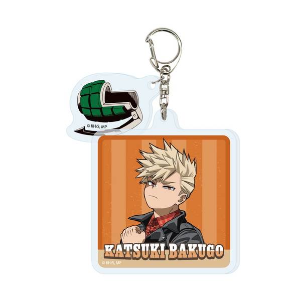 僕のヒーローアカデミア 2連アクリルキーホルダー 爆豪勝己 アメリカン