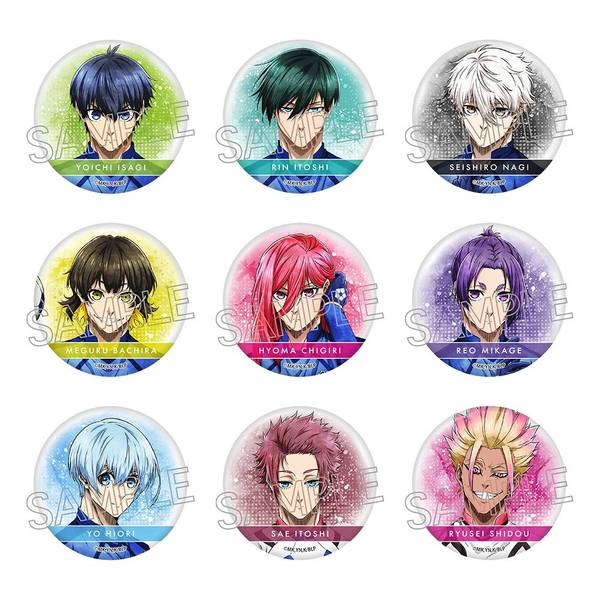 ブルーロック ウェットカラーシリーズVol.4 缶バッジ 9個入BOX