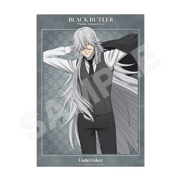 TVアニメ『黒執事 -寄宿学校編-』 A4クリアポスター /04 葬儀屋