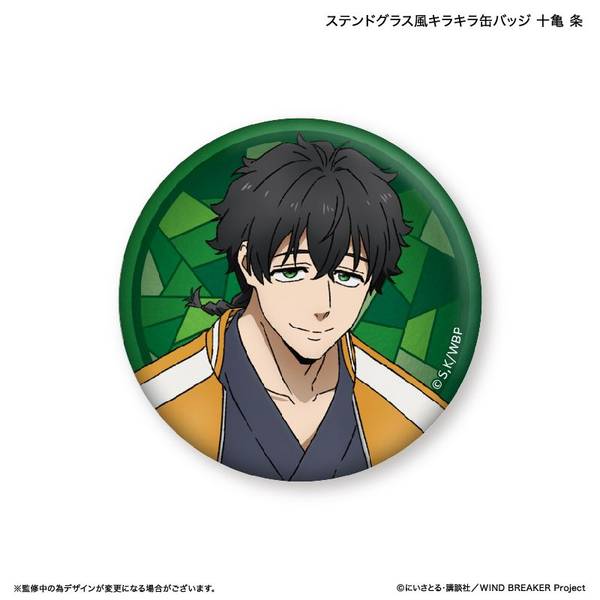 WIND BREAKER ステンドグラス風キラキラ缶バッジ 十亀 条