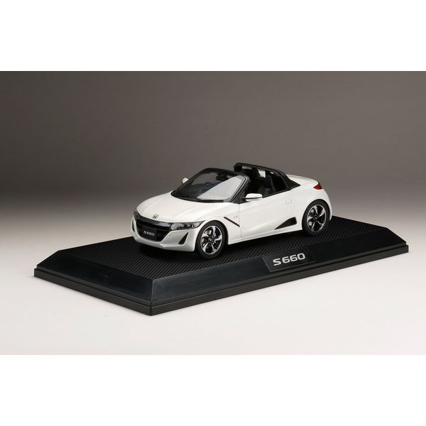 ホビージャパン 1/18 ホンダ S660 α プレミアムスターホワイトパール