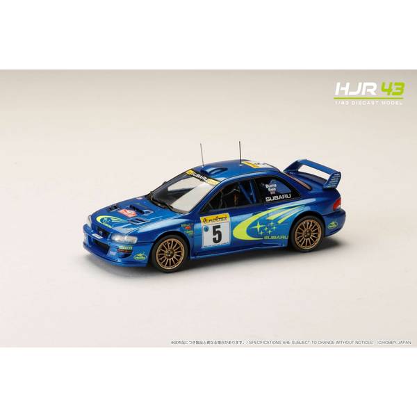 ホビージャパン 1/43 スバル インプレッサ No.5 1999 WRC ラリー