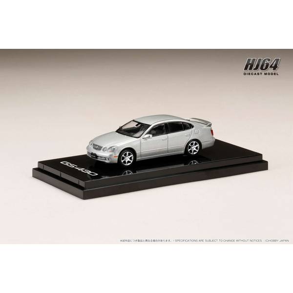 ホビージャパン 1/64 レクサス GS430 シルバーメタリック 完成品