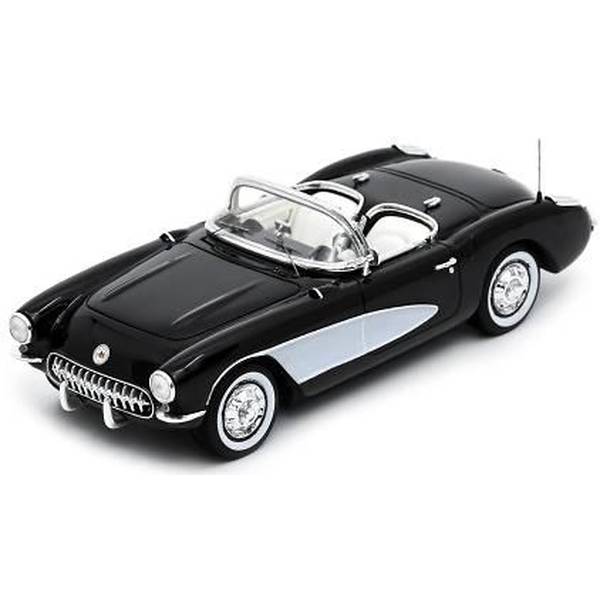 シュコー 1/43 シボレー コルベット C1 V8 1956 ブラック 完成品