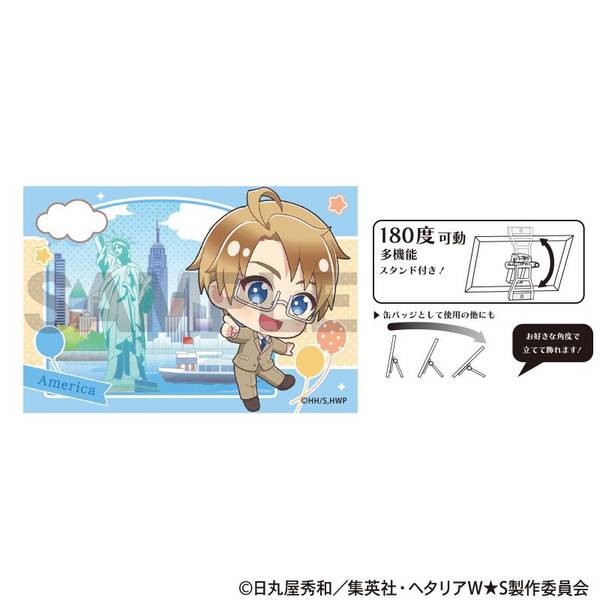 ヘタリア World☆Stars アート缶バッジ イギリス ちまにわ