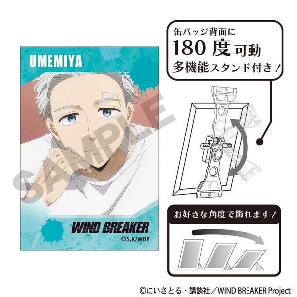 WIND BREAKER アート缶バッジ 桐生三輝 場面写 | 4550451333623