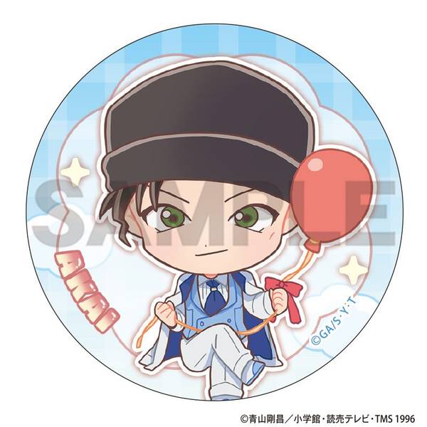 名探偵コナン トレーディング缶バッジ バルーン ミニキャラ 10個入BOX