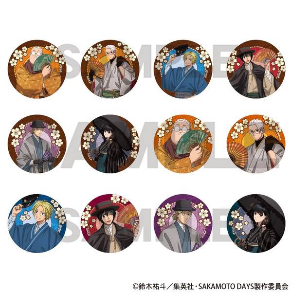 SAKAMOTO DAYS アート缶バッジ 神々廻 モダン和装 | 4550451342717