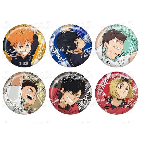 ハイキュー!! 百面相缶バッジ vol.6 8個入BOX | 4571653544068