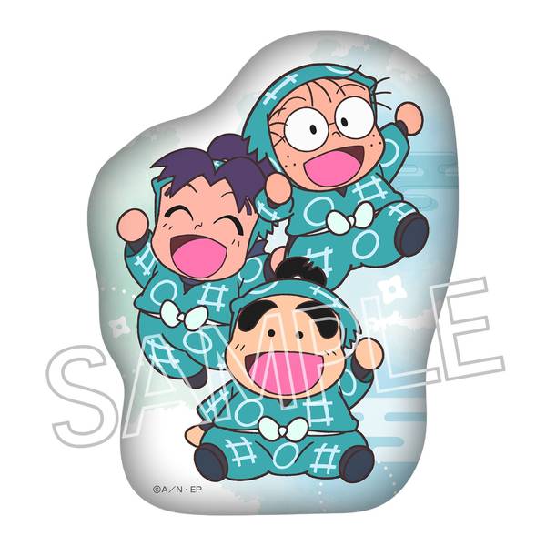 忍たま乱太郎 ガラスマグネット 乱太郎＆きり丸＆しんべヱ