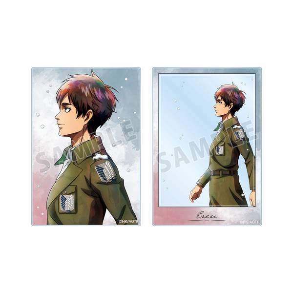 進撃の巨人描き下ろし リヴァイ 冬の歩みver. アクリルカード2種セット