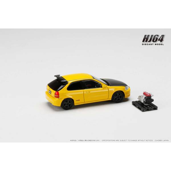 ホビージャパン 1/64 ホンダ シビック TYPE R EK9 1997 カスタム