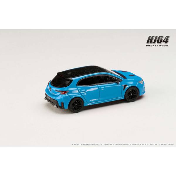 ホビージャパン 1/64 トヨタ GRカローラ RZ シアンメタリック 完成品