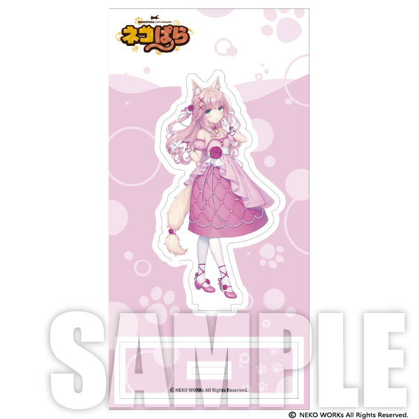 ネコぱら A5アクリルボード SAYORI ART WORKS Ver.|4981932074290