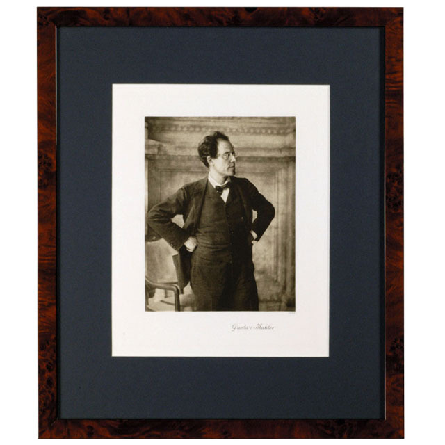 ドイツ製 額装銅版画 《マーラー》 音楽雑貨・アクセサリー専門店