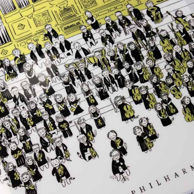 A4 クリアファイル 《NSO Cats Paradise Orchestra》 音楽雑貨