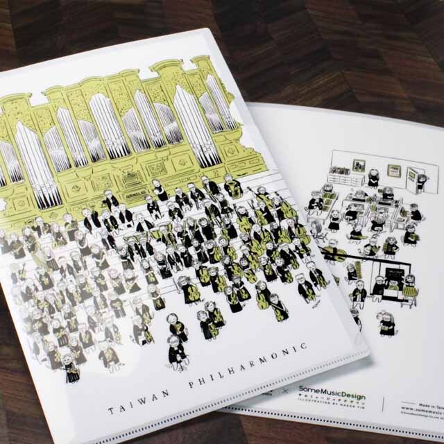 A4 クリアファイル 《NSO Cats Paradise Orchestra》 音楽雑貨