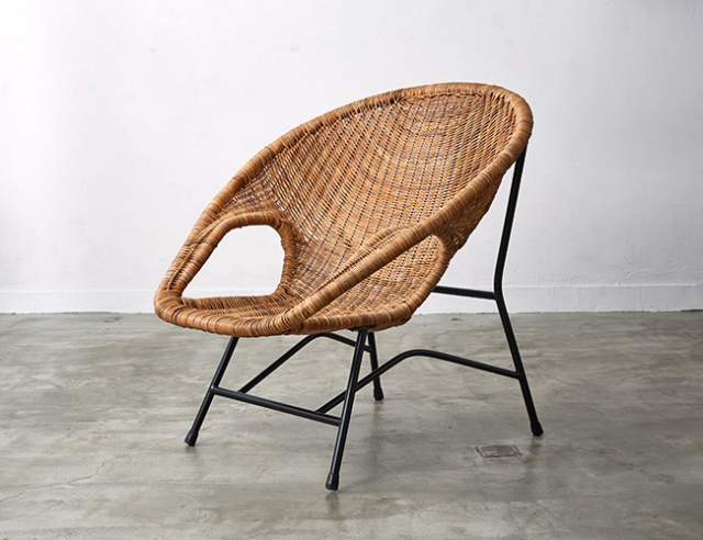 KIBIROI キビロイ HUGO ヒューゴ KE-02 イージーチェア ラタン家具