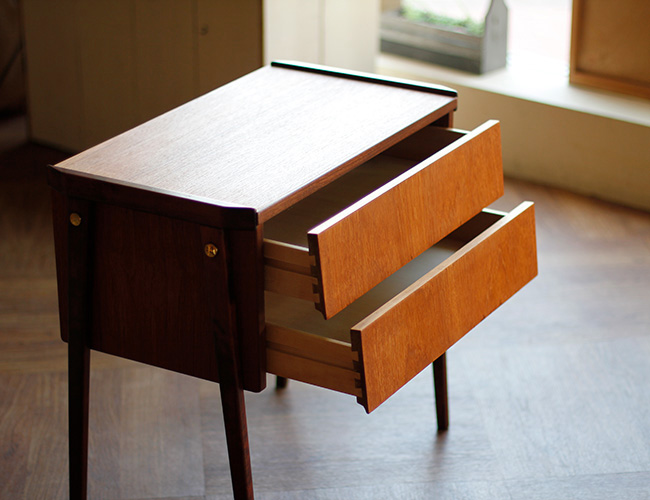 デンマーク ヴィンテージ ミニチェスト H570 W595 北欧家具 中古家具