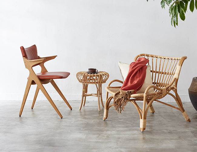 KIBIROI キビロイ TORTA トルタ KT-01 サイドテーブル ラタン家具