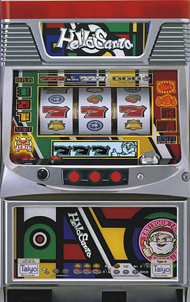パチスロ実機 タイヨー ハローサンタ 【4号機/コイン不要機非対応】