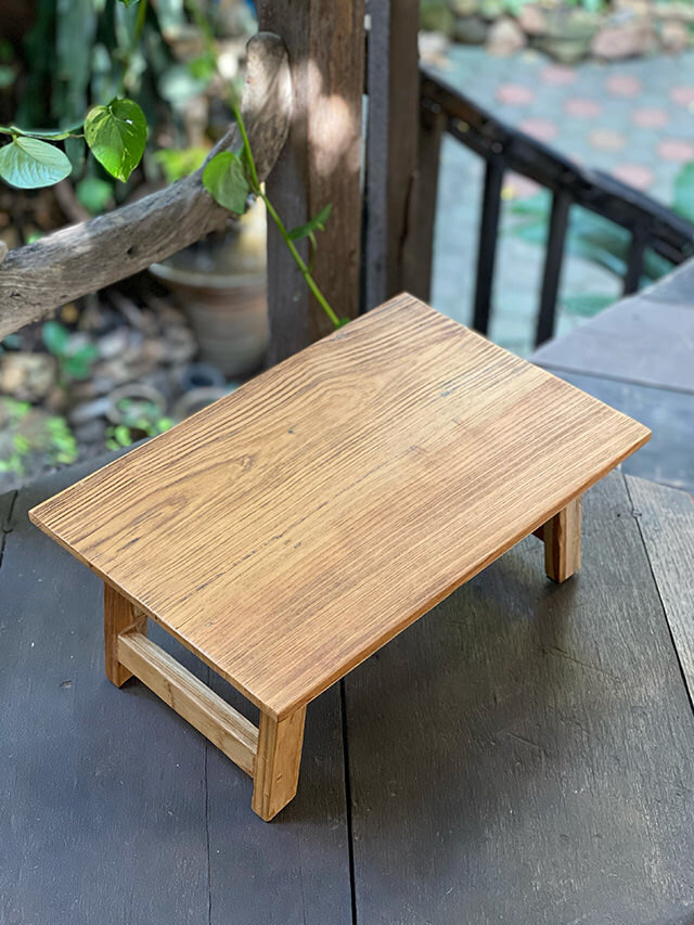 チークWOOD 折りたたみ ローテーブル【パヤカ オンラインショップ】