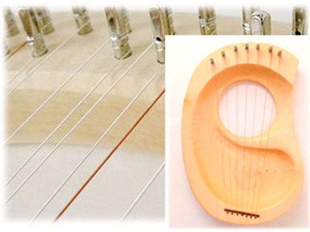 058】コロイ/キンダーハープ7弦（キンダーライアー）/ライアーケース