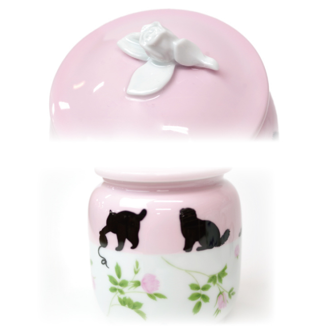 ペット骨壷 深川製磁 骨壷 3寸相当 可愛い仕草