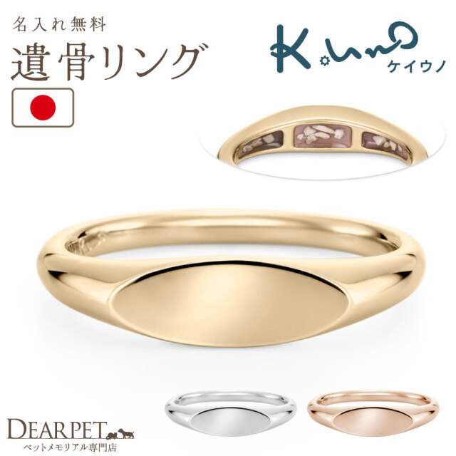 ペット 遺骨 リング 指輪 クオーリア シグネット RS-673 Cuoria Signet